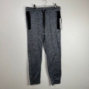 NWT RBX Active Tapered Jogger Pants (Space-Dyed) Black/Gray Medium